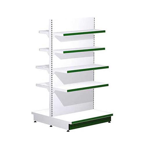 Стеллаж торговый островной СК132 Русь 1325x500x2200 5 полок фото 1