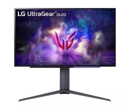 МОНИТОР 27" LG 27GS95QE-B Black с поворотом экрана (OLED, 2560x1440, 240Hz, 0.3 ms, 178°/178°, 275 cd/m, 1500000:1) фото 1