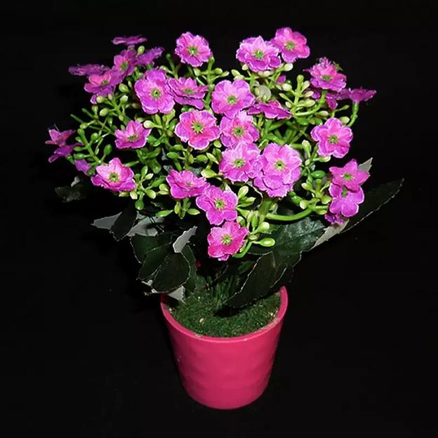 Букет искусственных цветов в горшке 536 фото 3