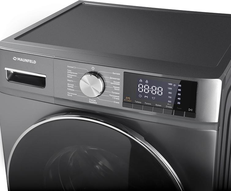 Стиральная машина Maunfeld MFWM127ISB02 класс: A+++ загр.вертикальная макс.:7кг нержавеющая сталь фото 10