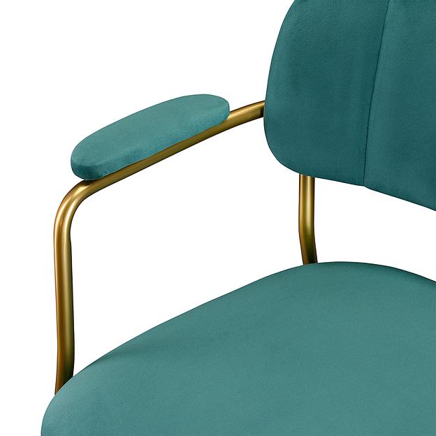 Стул Eirill, велюр, темно-зеленый фото 8