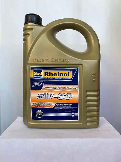 Моторное масло для легковых автомобилей SwdRheinol Primus GF5 Plus 5W-30 4 л ОПТ фото 1