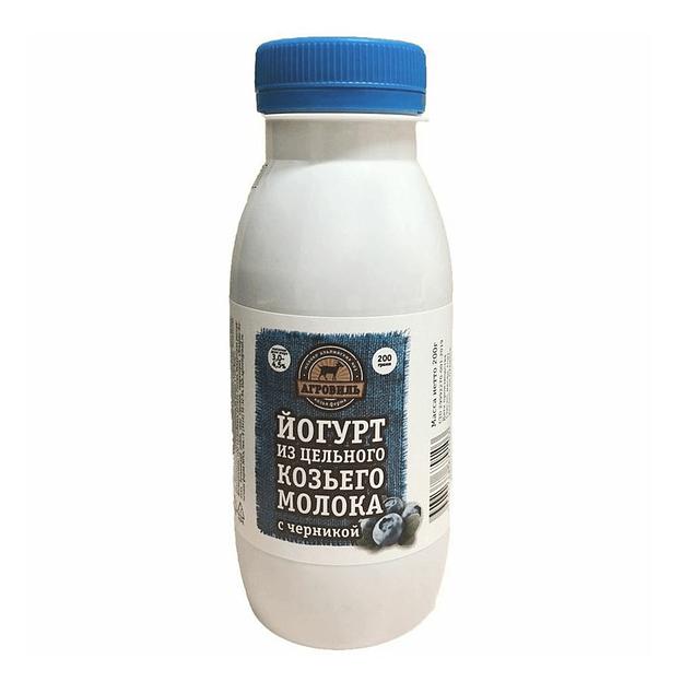 Йогурт из цельного козьего молока с фруктовыми наполнителями черника, клубника, персик, манго-маракуйя, с массовой долей жира от 3.0 до 4.5% опт фото 1