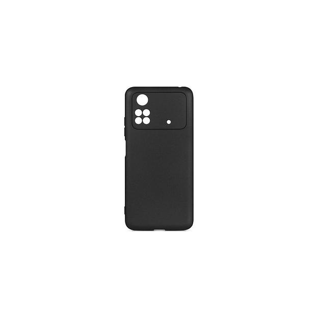 Чехол (клип-кейс) DF poOriginal-06, для Poco M4 Pro (4G), черный [pooriginal-06 (black)] фото 1