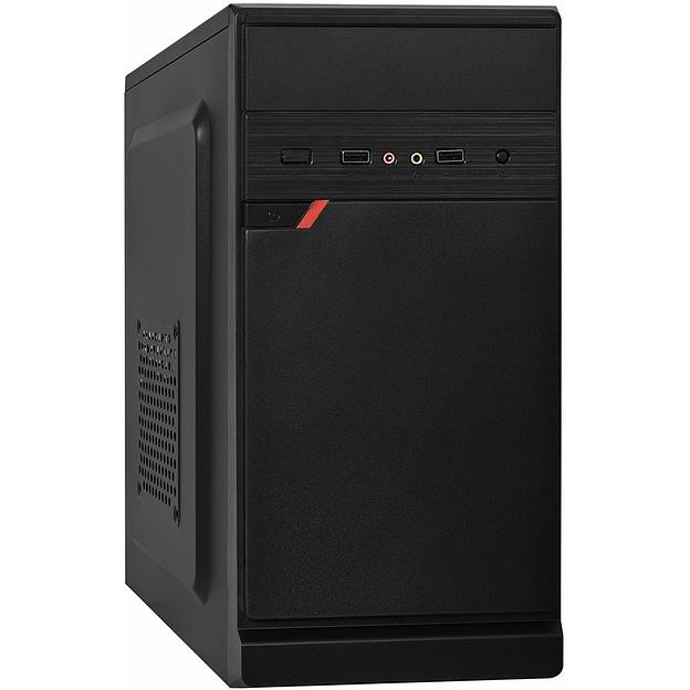 Корпус Minitower ExeGate BAA-106 (mATX, без БП, 2*USB, аудио, черный) (115989) фото 1