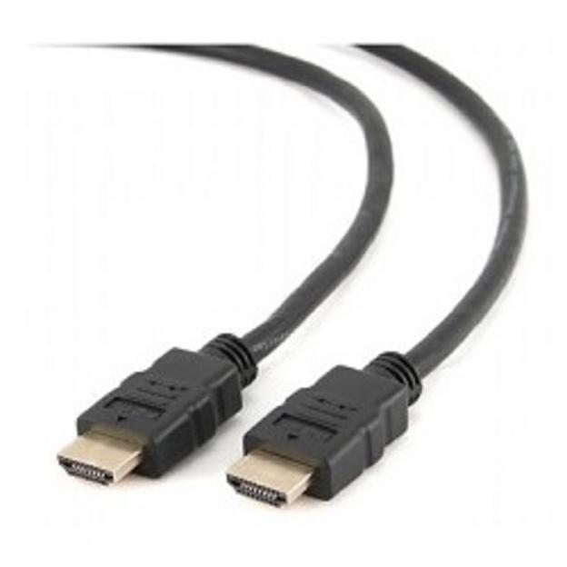 Кабель HDMI Gembird/Cablexpert, 1м, v1.4, 19M/19M, черный, позол.разъемы, экран(CC-HDMI4-1M) фото 1