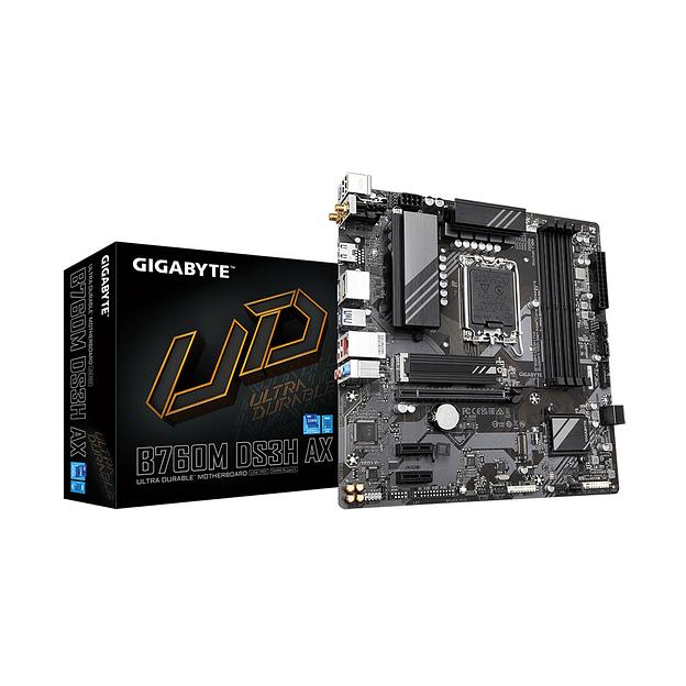 Материнская плата  Gigabyte  B760M DS3H AX (4719331851767) фото 1