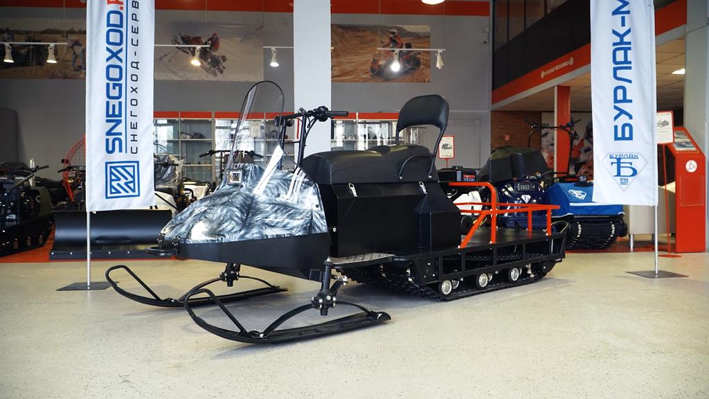 Снегоход Бурлак Егерь Экспедитор Центро 15 л.с., 275*110*125 см, подвеска: катковая фото 1
