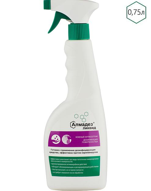 Дезинфицирующее средство «Алмадез-ликвид» 0,75 л триггер ОПТ фото 1