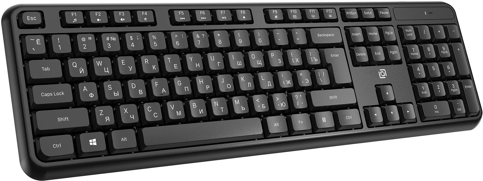 Клавиатура Оклик K888W черный USB беспроводная Multimedia (2066181) фото 2