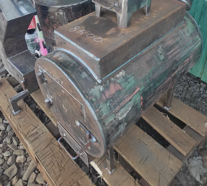 Печь буржуйка горизонтальная фото 7