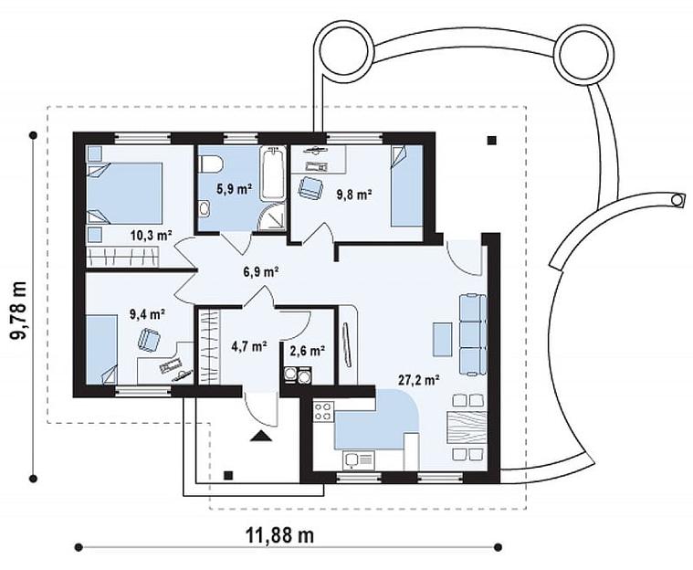 Проект дома «Джексон 1» фото 2