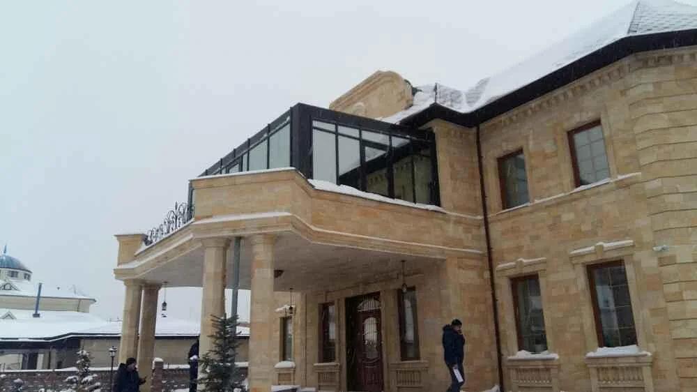 Изготовление стоечно-ригельной системы «Зимний сад» г. Алматы опт фото 3