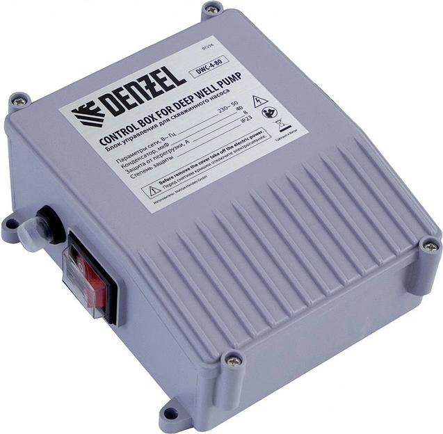 Насос садовый скважинный Denzel Denzel DWC-4-80 1500Вт 5700л/час (97256) фото 7