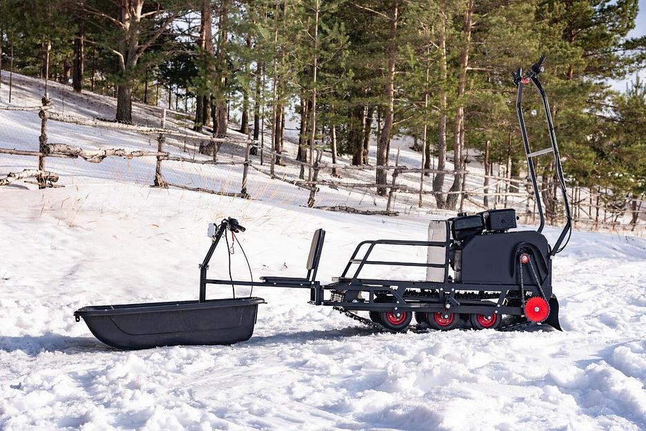 Мотобуксировщик Бурлак М2 LRP, 13 л.с., электрозапуск 1450*510*810 мм. фото 6