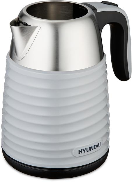 Чайник электрический Hyundai HYK-S4804 1.7л. 2200Вт серый/черный корпус: металл фото 5
