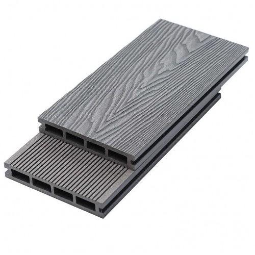 Террасная доска Bruggan Element Light 3D Graphite ОПТ фото 3