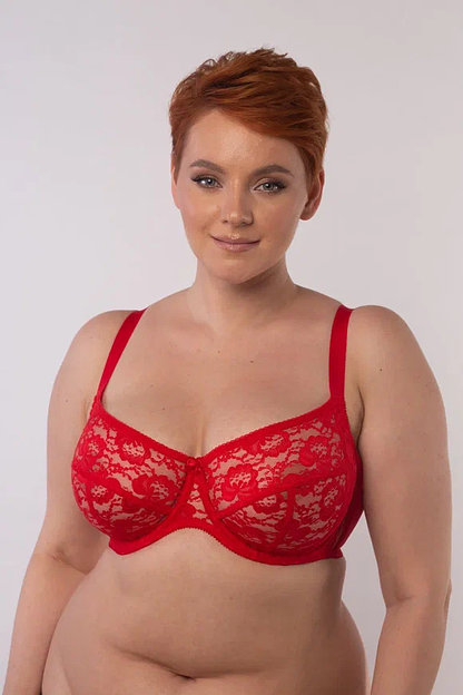 Бюстгальтер АйЛайк модель № 777 цвет красный ОПТ фото 3