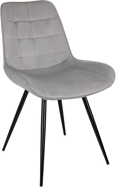 Стул для дома Бюрократ CH-K2 св.серый Holland 09 металл черный на ножках (CH-K2_1/HL09) фото 1