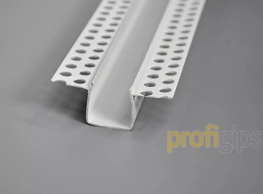 Рустовочный профиль ПВХ 3 м ProfiGips без сетки 20×20 мм ОПТ фото 2
