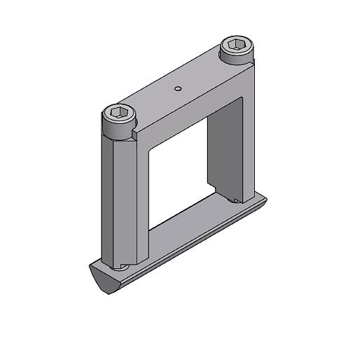 Держатель профиля прямоугольный 25х25 фото 1