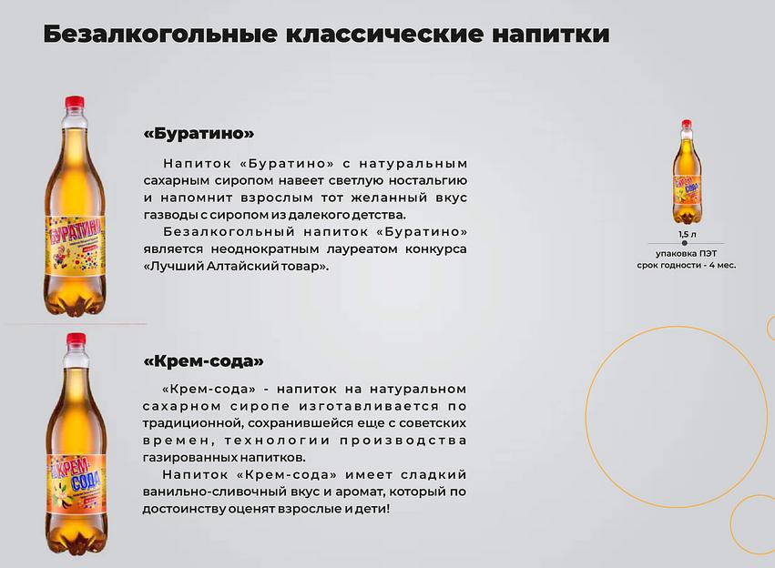 Безалкогольный напиток «Буратино» 1,5 л фото 2