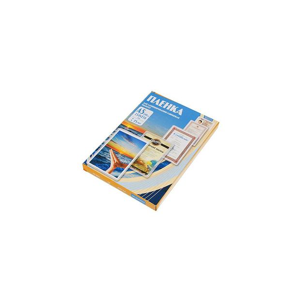 Пленка для ламинирования Office Kit PLP10220, 75мкм, 154х216 мм, 100шт., глянцевая, A5 фото 1