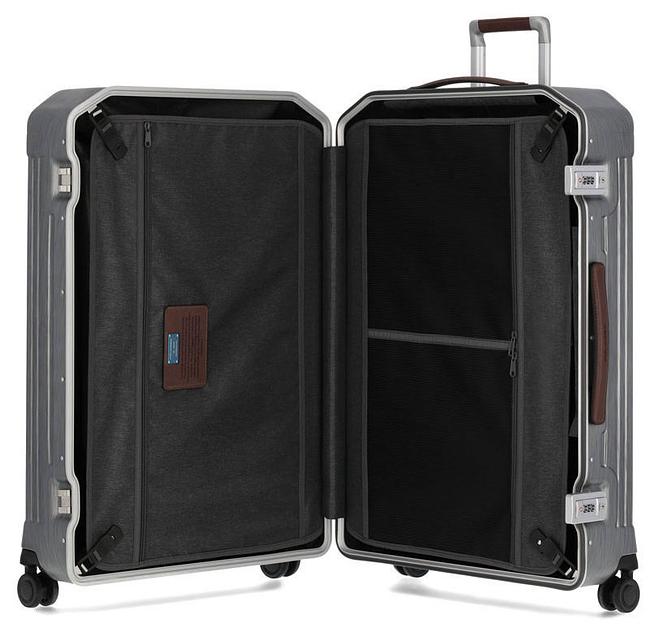 Чемодан Piquadro PQ LM (BV4427PQLM/NCU) 46x68x26.5см 69л. 4.68кг. поликарбонат/натур.кожа темно-серый фото 5