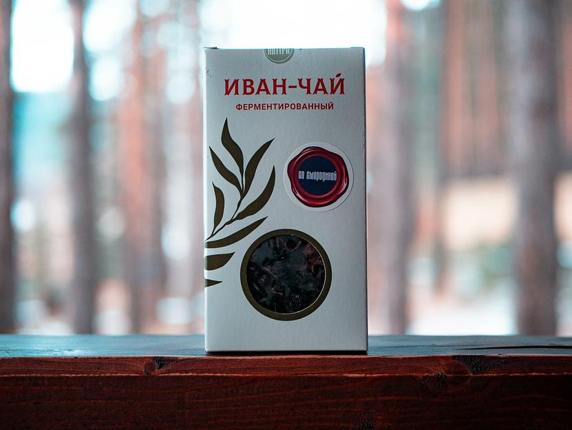 Иван-чай чёрный ферментированный со смородиной 50 г, опт фото 2