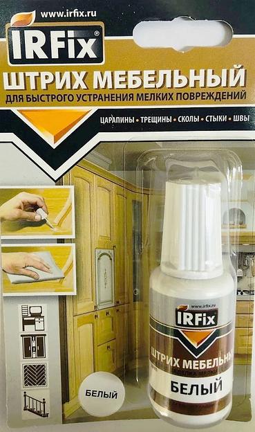 Штрих мебельный IRFix Белый, 20мл фото 1