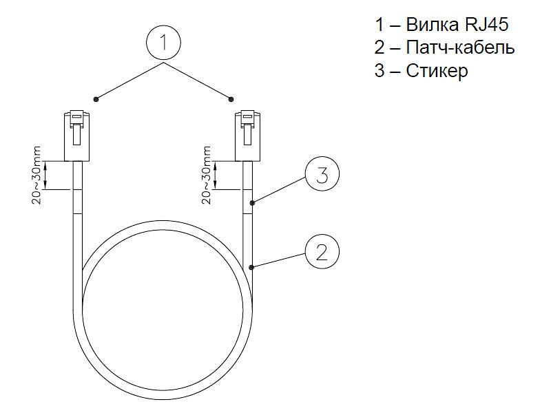 Eurolan коммутационный шнур кат.5e FTP LSZH, 5.0 м фото 1