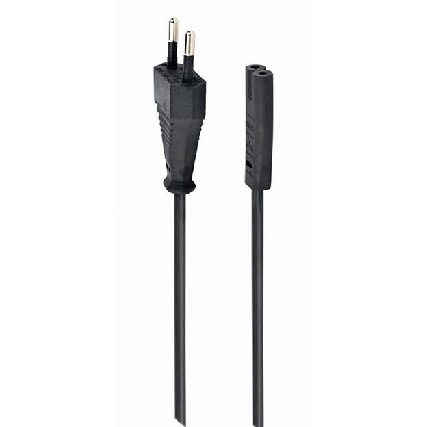 Cablexpert Кабель питания для ноутбуков, аудио/видео техники 1,8м, VDE, 2-pin, черный, пакет" (PC-184-VDE-1.8М) фото 1