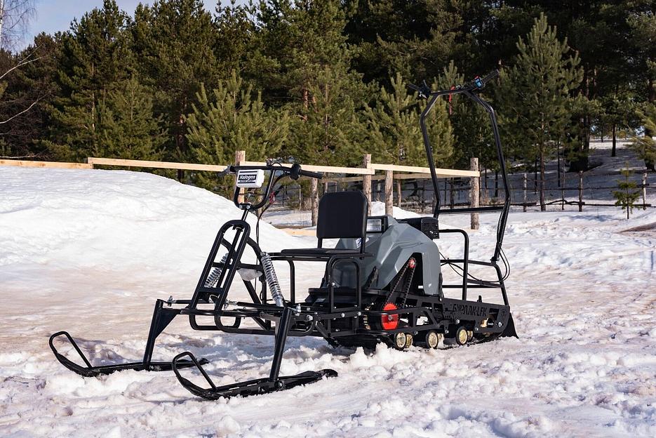 Мотобуксировщик Бурлак М2 LFK, 15 л.с., 1450*510*810 мм. фото 6