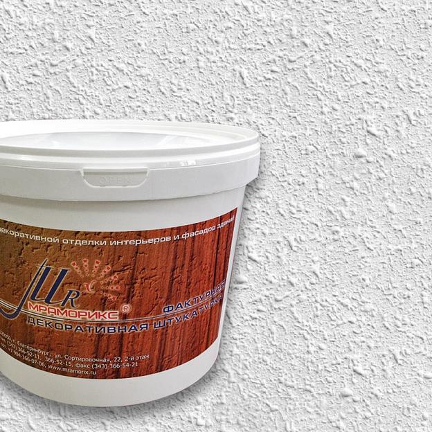 Штукатурка фактурная Мраморикс™ набрызг под окраску 16 кг фото 1