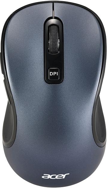 Мышь Acer OMR306 черный/серый оптическая (1600dpi) беспроводная USB (6but) фото 1