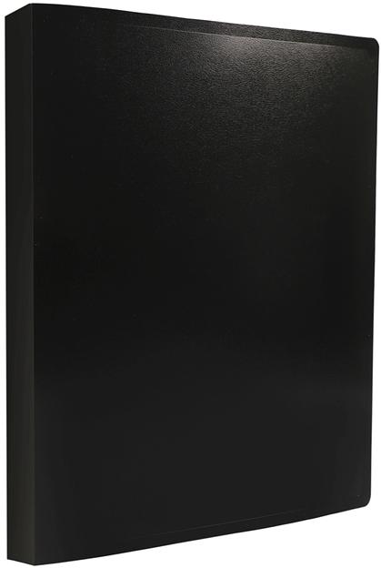 Папка на 4-х кольцах Silwerhof Eco SE-0420/4RBLK A4 пластик 0.5мм черный фото 2
