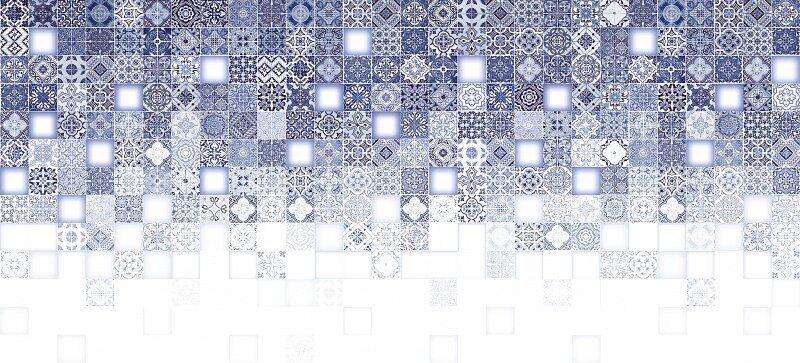 Плитка керамическая CERSANIT Hammam 440х200 рельеф многоцветный 12162 (HAG451D) цена за м2 фото 1