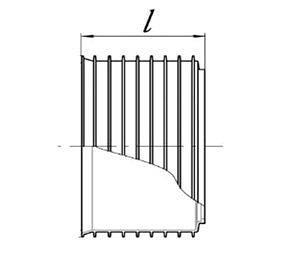 Заглушка гофрированная фото 1