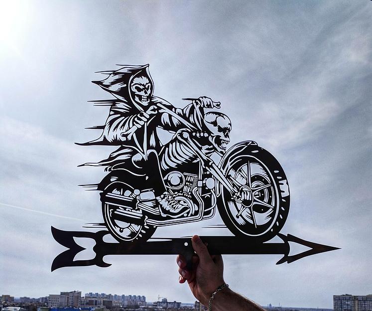 Флюгер «Призрачный гонщик» ОПТ фото 7