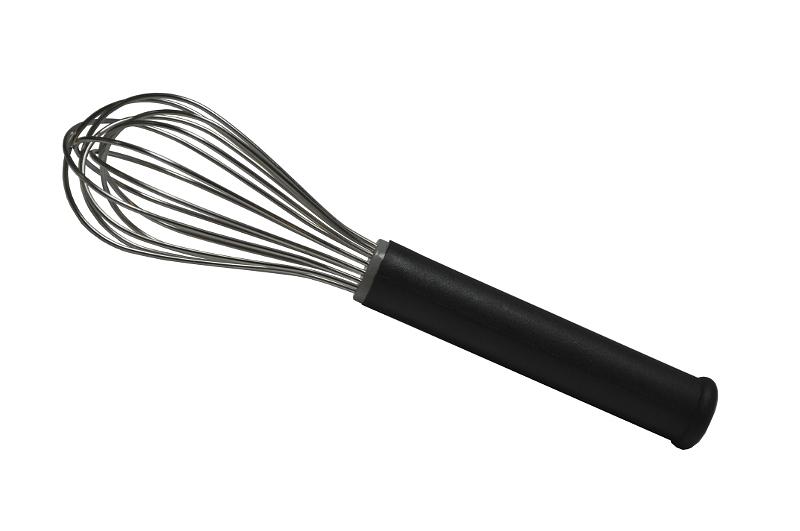 Венчик 25 см. нерж. 16 спиц толщина спицы 2 мм. нейлон. ручка MGsteel /1/120/ фото 1