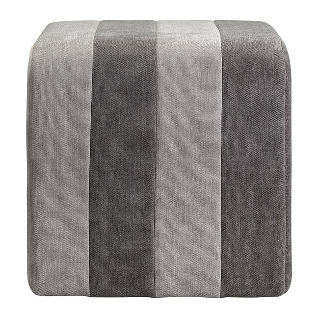 Пуф Idar, шенилл, серый фото 4