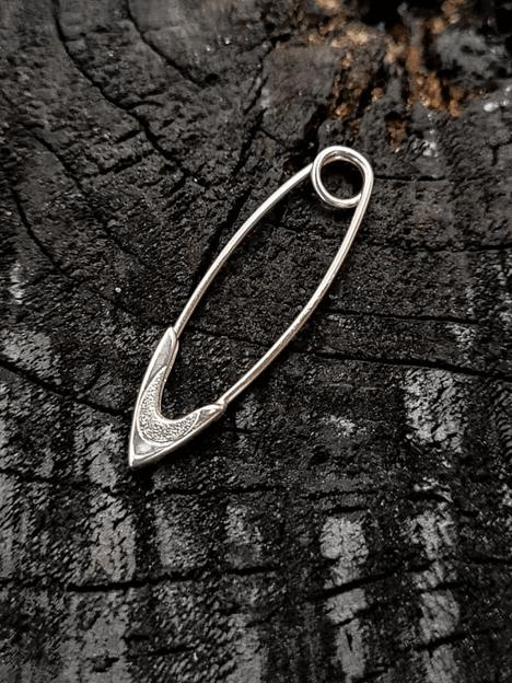 Брошь булавка из серебра 925 фото 3