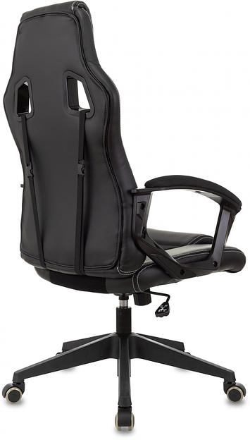 Кресло игровое Zombie Arena черный эко.кожа/ткань крестов. пластик фото 7