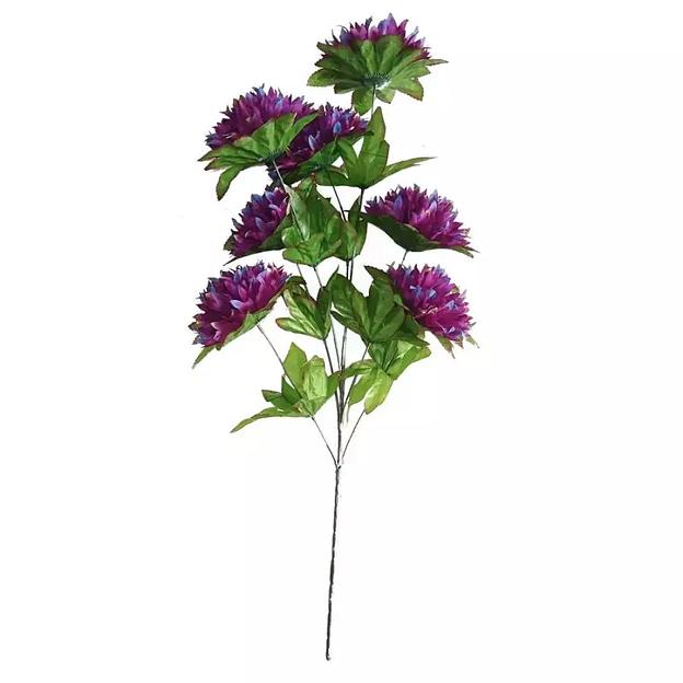 Букет с хризантемами 7 голов 85см 482-773 фото 6