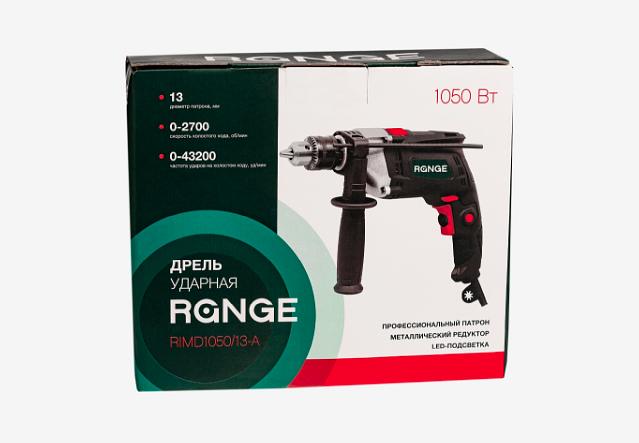Дрель ударная Range RIMD1050/13-A опт фото 5