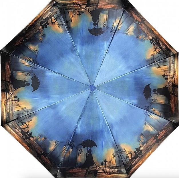 Зонт женский «Diniya» 58 см Х8К Вечерние огни, опт фото 1