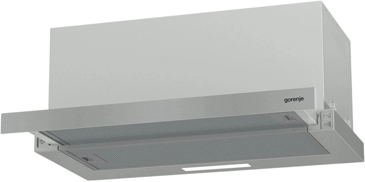 Вытяжка встраиваемая Gorenje TH60E5X черный управление: кнопочное (1 мотор) фото 1
