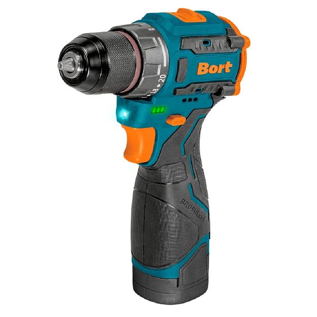 Bort ДРЕЛЬ-ШУРУПОВЕРТ АККУМУЛЯТОРНАЯ УДАРНАЯ BAB-16U (2 X 2А.Ч) [93414882] { 16.8 В, 2 Ач, Li-lon, 2 Акк } фото 1