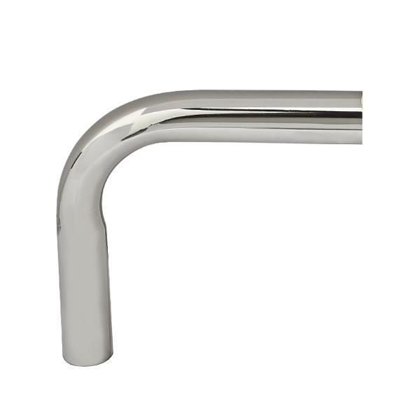 Угол для рейлинга 90гр, хром фото 1