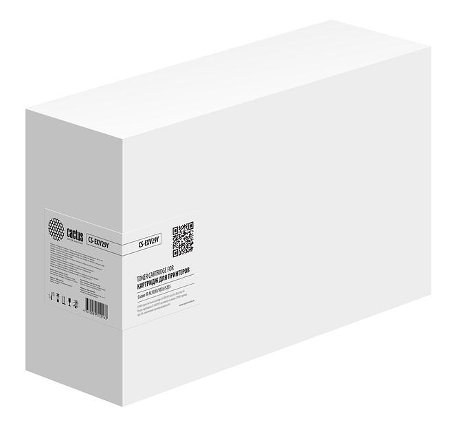 Картридж лазерный Cactus CS-EXV29Y желтый (27000стр.) для Canon iR-AC5030/5035/5235/5240 фото 1